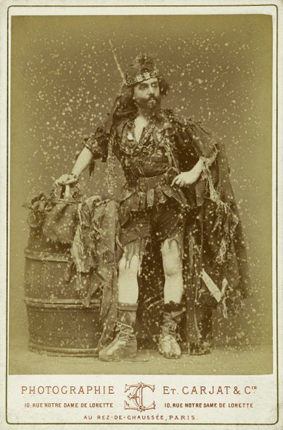 Mortimer in the Role of the King of Thieves by Etienne Carjat