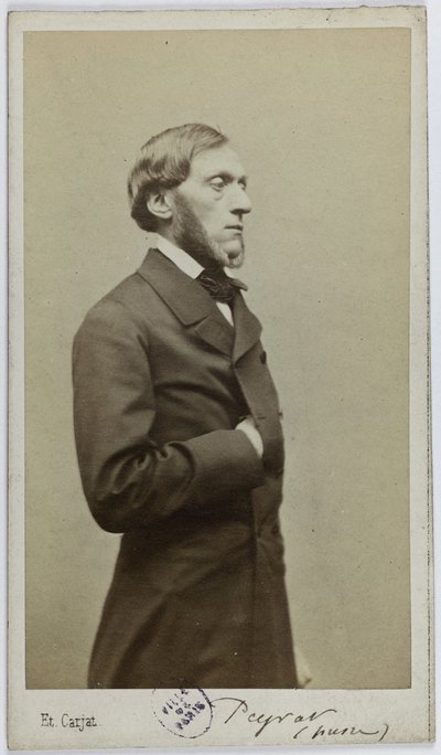 Portrait of Alphonse Peyrat (1812 - 1890), (journalist, politician) by Etienne Carjat