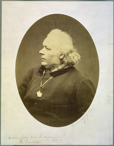 Portrait of Honore Daumier, 1861 by Etienne Carjat