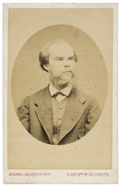 Portrait of the Poet Paul Verlaine, c. 1870 by Etienne Carjat
