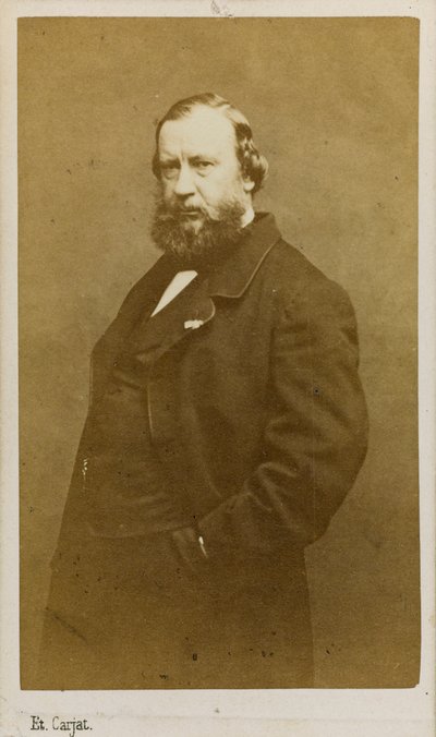 Portrait of the Artist Constant Troyon by Etienne Carjat