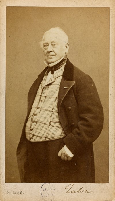 Portrait of the composer and flautist Jean-Louis Tulou by Etienne Carjat