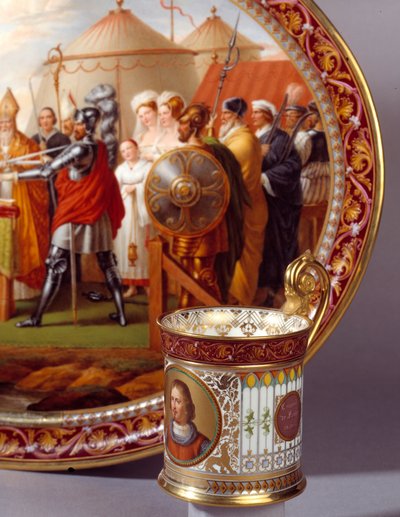 Chocolate Serving Cup by Etienne Charles Leguay
