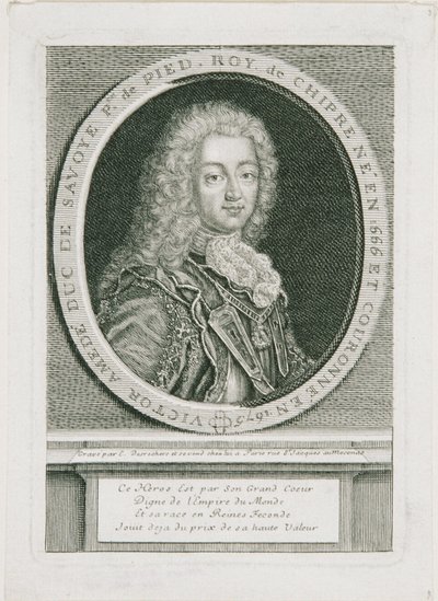 Victor Amadeus II, Duke of Savoy, King of Sicily and First King of Piedmont-Sardinia by Etienne Desrochers