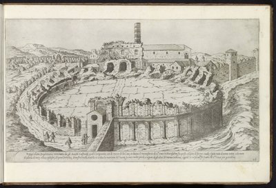 Amphitheatrum Castrense in Rome by Etienne Duperac