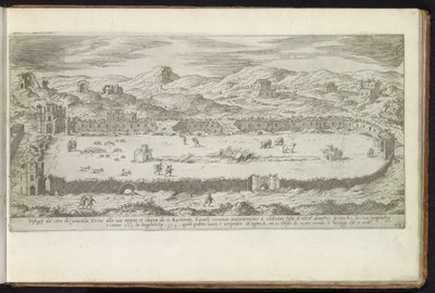 Circus of Maxentius in Rome by Etienne Duperac