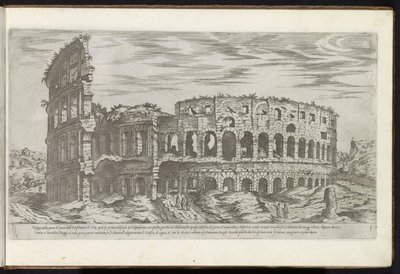 Colosseum in Rome by Etienne Duperac