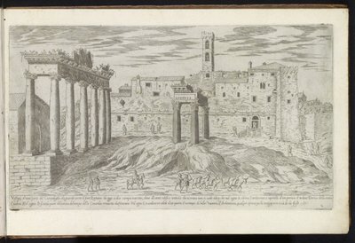 Roman Forum in Rome by Etienne Duperac