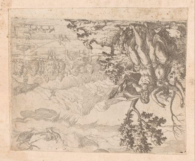 Landscape with Mercury Killing Argus by Etienne Duperac