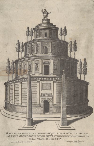 Mausolei Ab Augusto Imp by Etienne Duperac