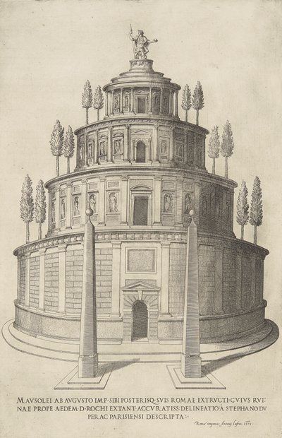 Mausolei Ab Augusto Imp by Etienne Duperac