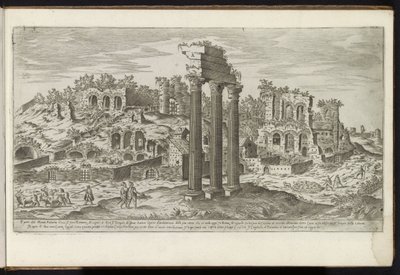 Palatine Hill in Rome by Etienne Duperac