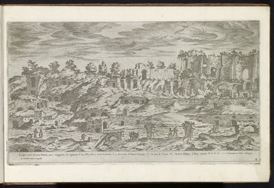 Palatine Hill in Rome by Etienne Duperac