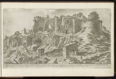 Palatine Hill in Rome by Etienne Duperac