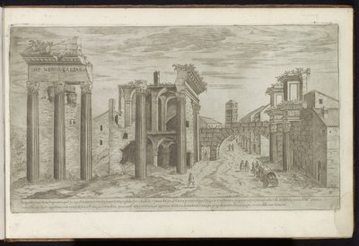 Ruins on the Forum of Nerva by Etienne Duperac