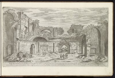 Ruins of the Baths of Caracalla in Rome by Etienne Duperac