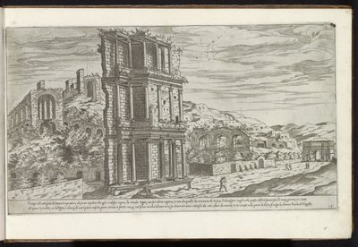 Septizonium in Rome by Etienne Duperac