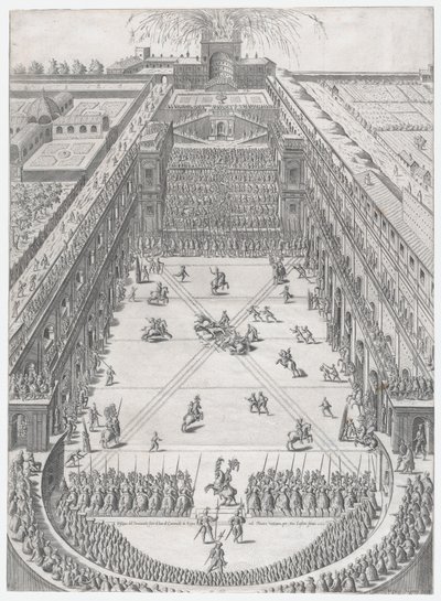 Speculum Romanae Magnificentiae: Marriage of Annibale Altemps and Ortensia Borromeo, Rome by Etienne Duperac