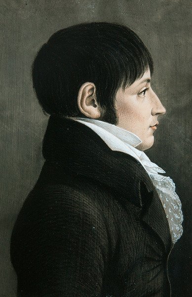 Portrait of a man by Etienne Esperance Bouchardy