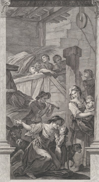 The Chapel of the Enfants-Trouvés in Paris: The Adoration of the Shepherds by Etienne Fessard