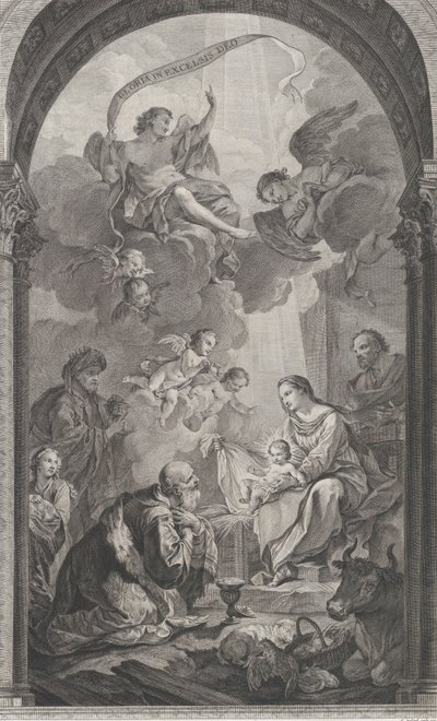 The Chapel of the Enfants-Trouvés in Paris: Les Rois mages Gaspard et Melchior adorant l