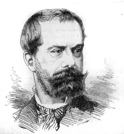 Portrait of Paul Deves (1837-1889), French Lawyer and Politician. Engraving by Bocour in 