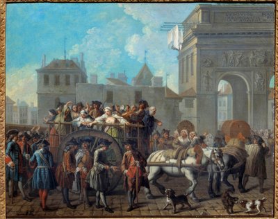 The Conduct of the Girls of Joy in the Salpetriere by Étienne Jeaurat