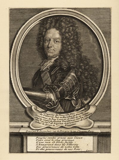 Francois de Neufville, 2nd Duke of Villeroy by Etienne Jehandier Desrochers