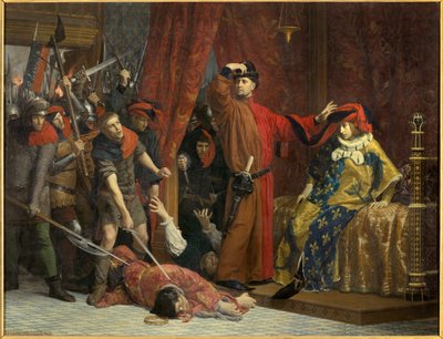 Etienne Marcel and the Dolphin Charles on February 22, 1358 by Etienne Lucien Melingue