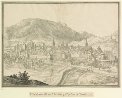 View of the City of Chambéry, Capital of Savoy, 1618 by Etienne Martellange