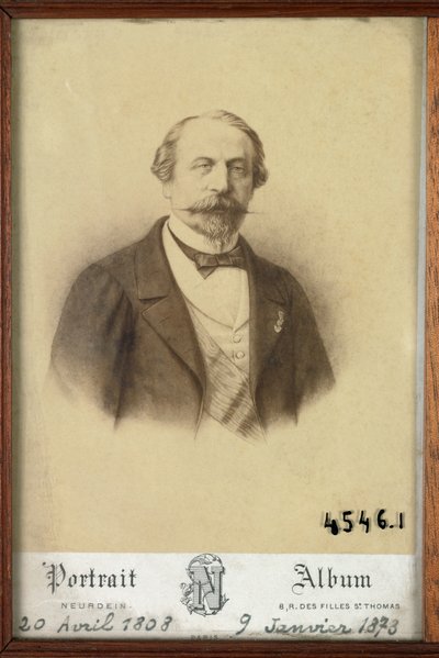 Portrait of Emperor Napoleon III by Etienne & Neurdein Louis Antonin (1846 p. 1915) Neurdein