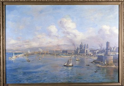 The Joliette Basin and the New Ports in Marseille by Etienne Philippe Martin