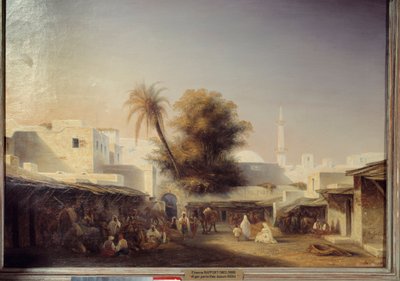 Algiers, Gate Bab Azoun by Etienne Raffort