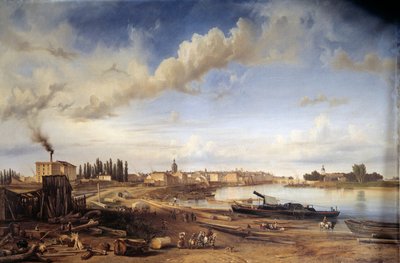 The town of Chalons sur Saone by Etienne Raffort