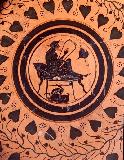 A Lyre Player by Etruscan