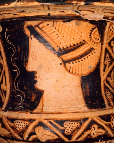 (Detail) from a Chalice-Shaped Krater from Spina, Etruscan Civilization, 4th Century BC by Etruscan