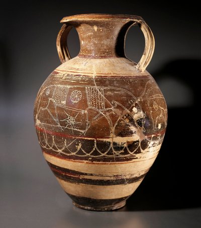 Etruscan Art: Amphora Decorated by the Painter of the Cappi by Etruscan