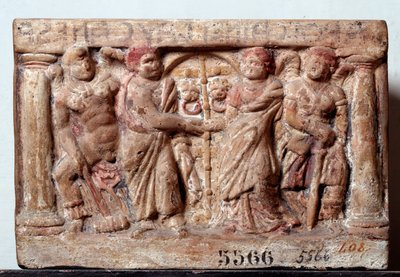 Terracotta urn from Chiusi, Italy - 2nd century BC by Etruscan