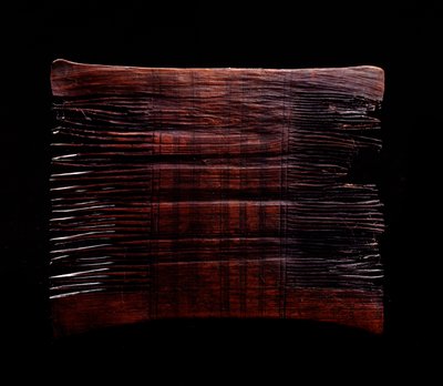 Etruscan civilization: wood comb - 5th century BC - From Spina, Valle Pega, Italy by Etruscan