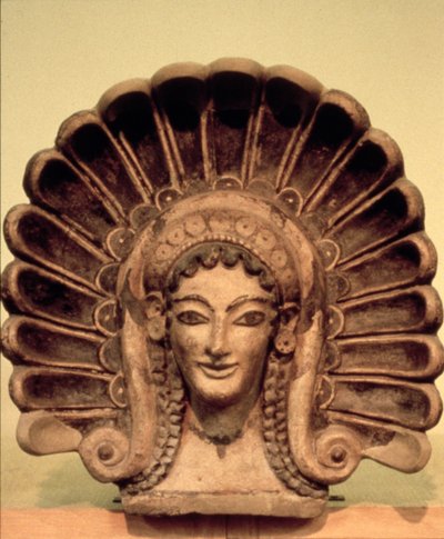 Fixture in the Etruscan temple at Veii by Etruscan