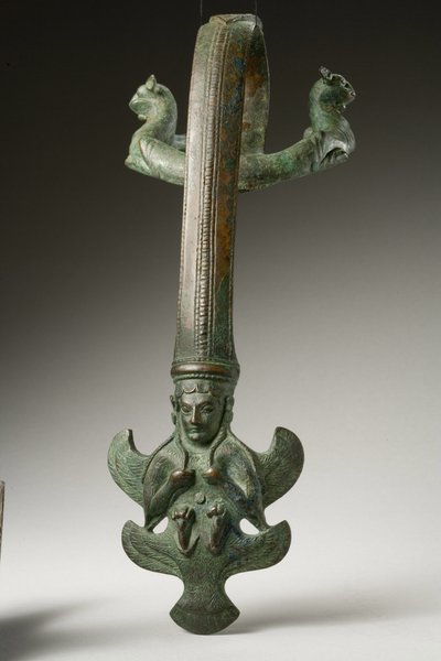 Handle, early 5th century BC by Etruscan
