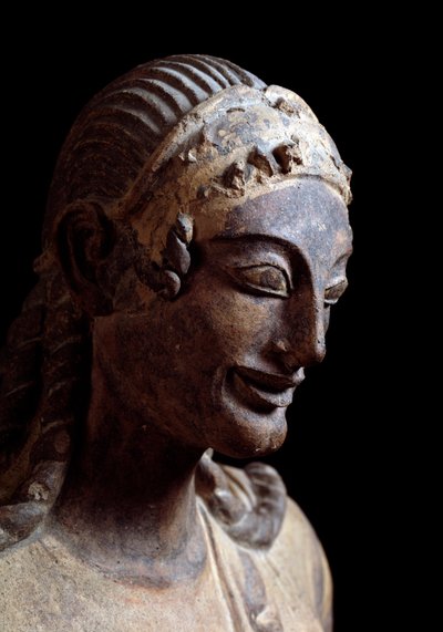 Head of Apollo from Veio (Detail) by Etruscan