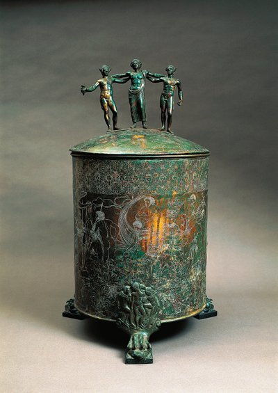 The Ficoroni Cista with a Decoration Depicting the Argonauts Myth by Etruscan