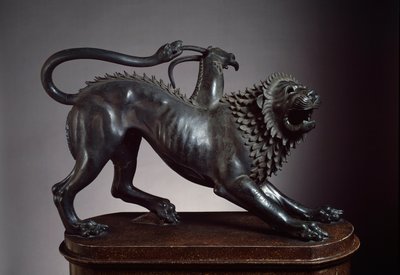 The Chimera of Arezzo, Slain by Bellerophon by Etruscan