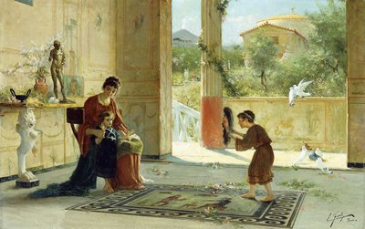 A Surprise Visitor by Ettore Forti