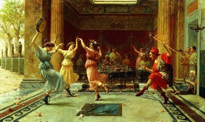 The Roman Dance by Ettore Forti