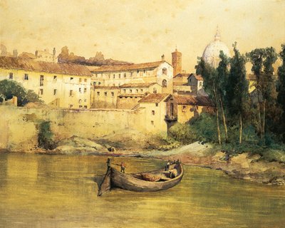 Old Santo Spirito Hospital in Sassia (Saxia) by Ettore Roesler Franz