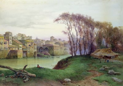 View of the Prati di Castello, Rome by Ettore Roesler Franz