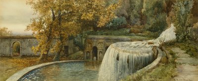 Villa Deste, Autumn by Ettore Roesler Franz