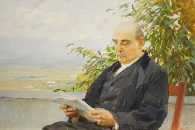 Portrait of Corrado Ricci by Ettore Tito